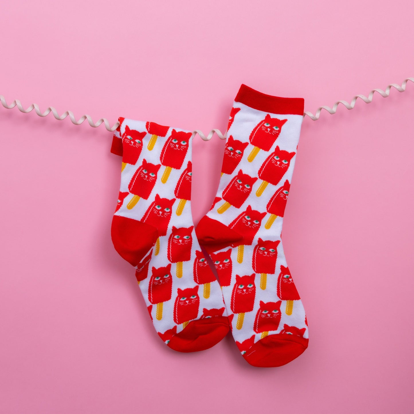 ADULT Allover Catsicle Socks