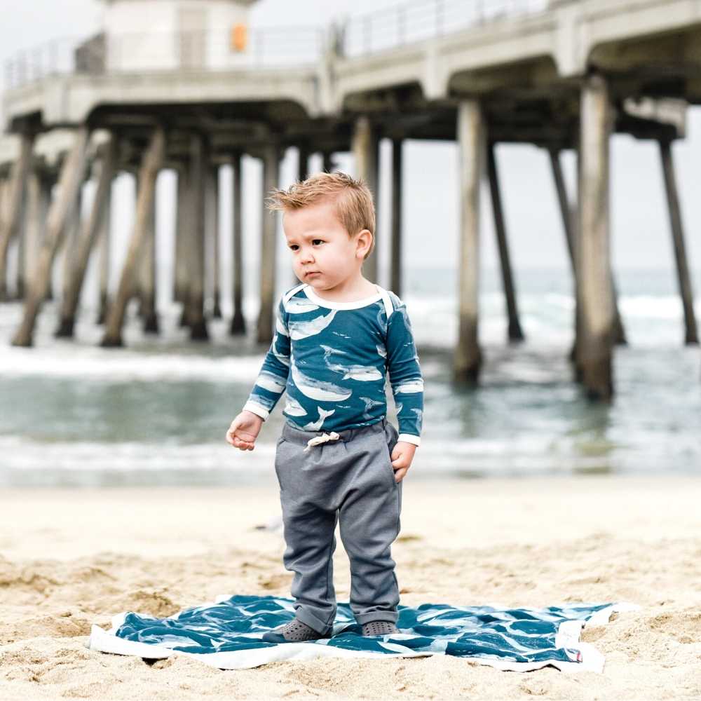 Chicken Organic Cotton Baby Jogger Pants