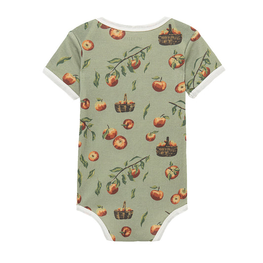 Apple Orchard Organic Cotton Short Sleeve One Piece