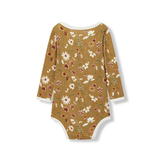 Wildflower Luxe Stretch Long Sleeve One Piece