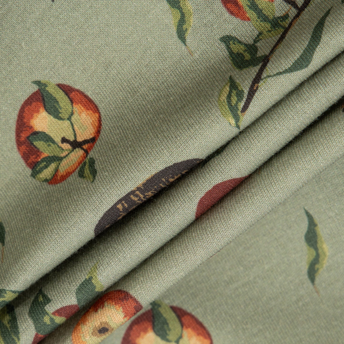 Apple Orchard Organic Cotton Zipper Footed Romper