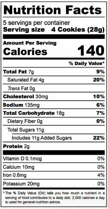 Ginger Snap Cookies, 5oz Bags - Margot's Mercantile
