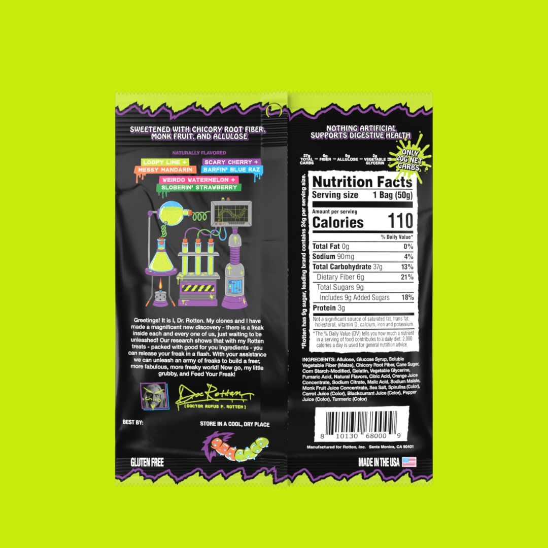 Sour Gummy Worms 1.8oz