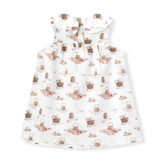 Picnic Ruffle Collar Dress