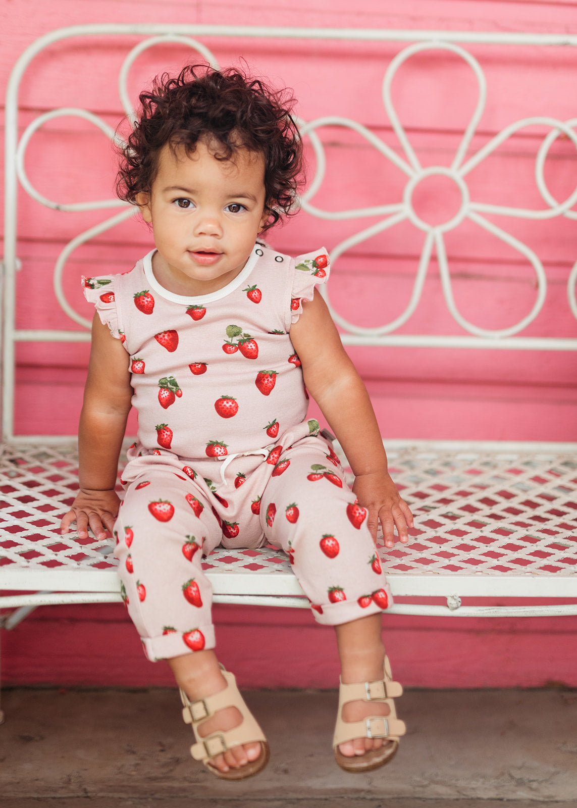 Strawberry Organic Cotton Jogger Pants
