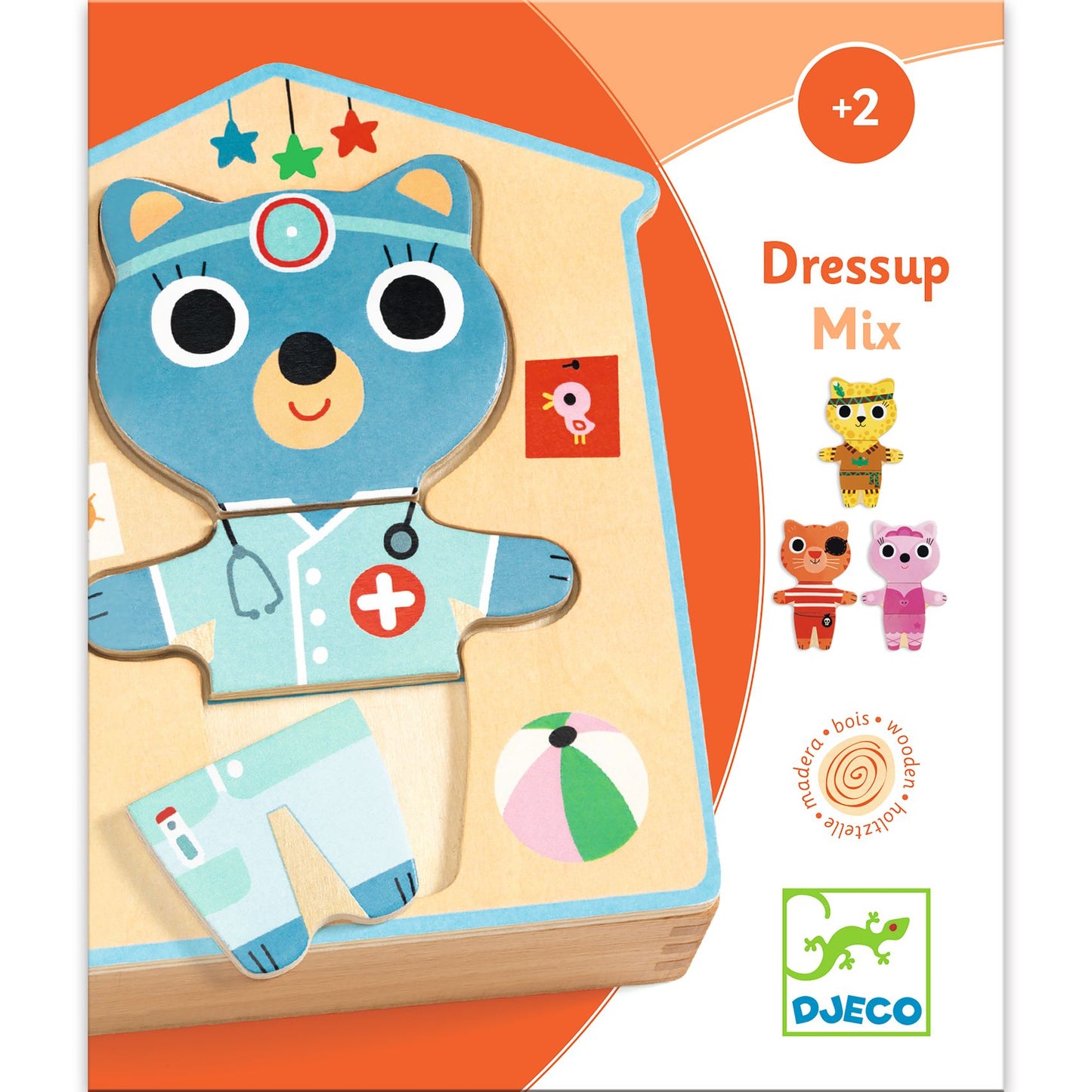 Wooden Puzzles Dressup Mix