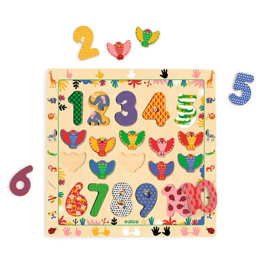 Wooden Puzzles 1 to 10