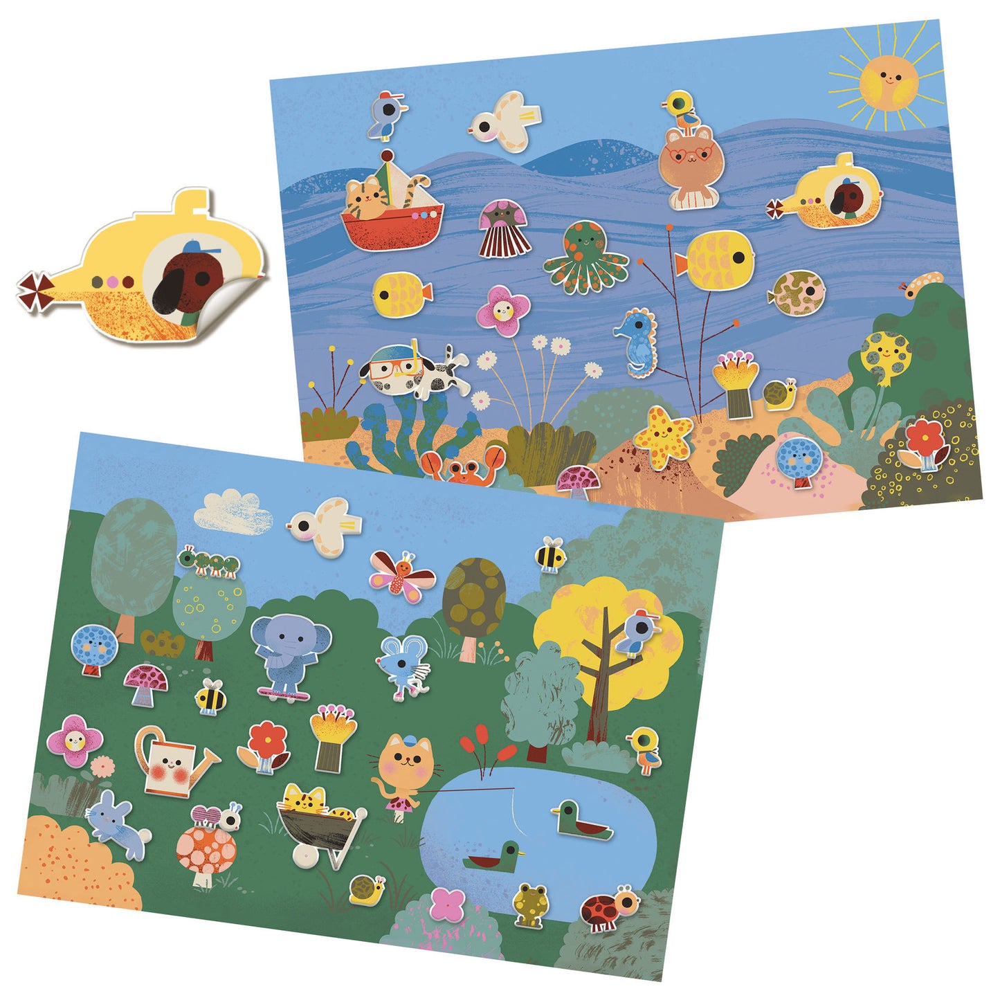 Repositionable Stickers - Summertime Thick Stickers
