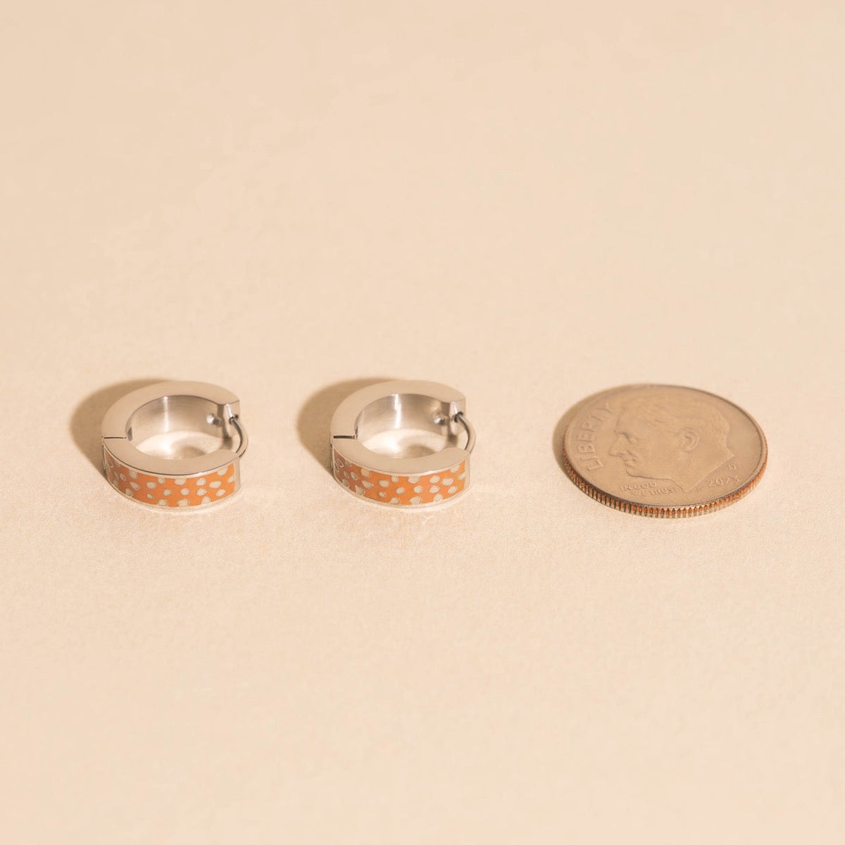 Bambi Chunky Huggie Hoop Earrings