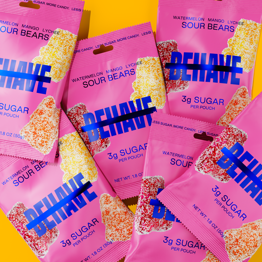 Watermelon Mango Lychee Sour Bears (6 bags)