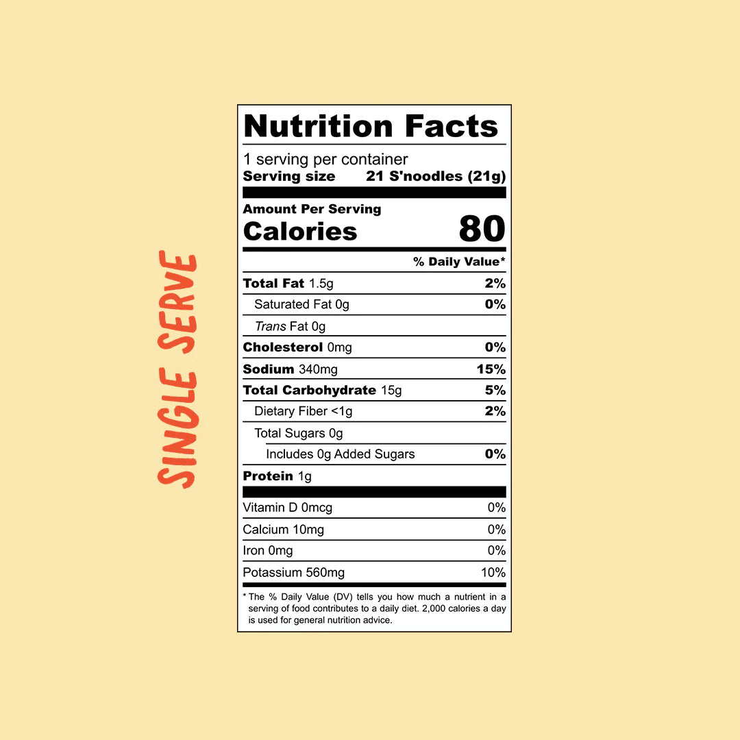 Cavatappi Carbonara Pasta Chip .74oz