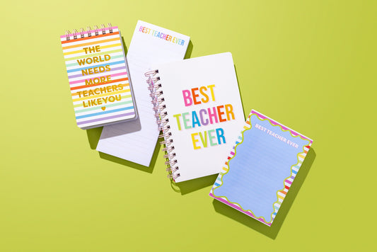 Wavy Best Teacher Notepad