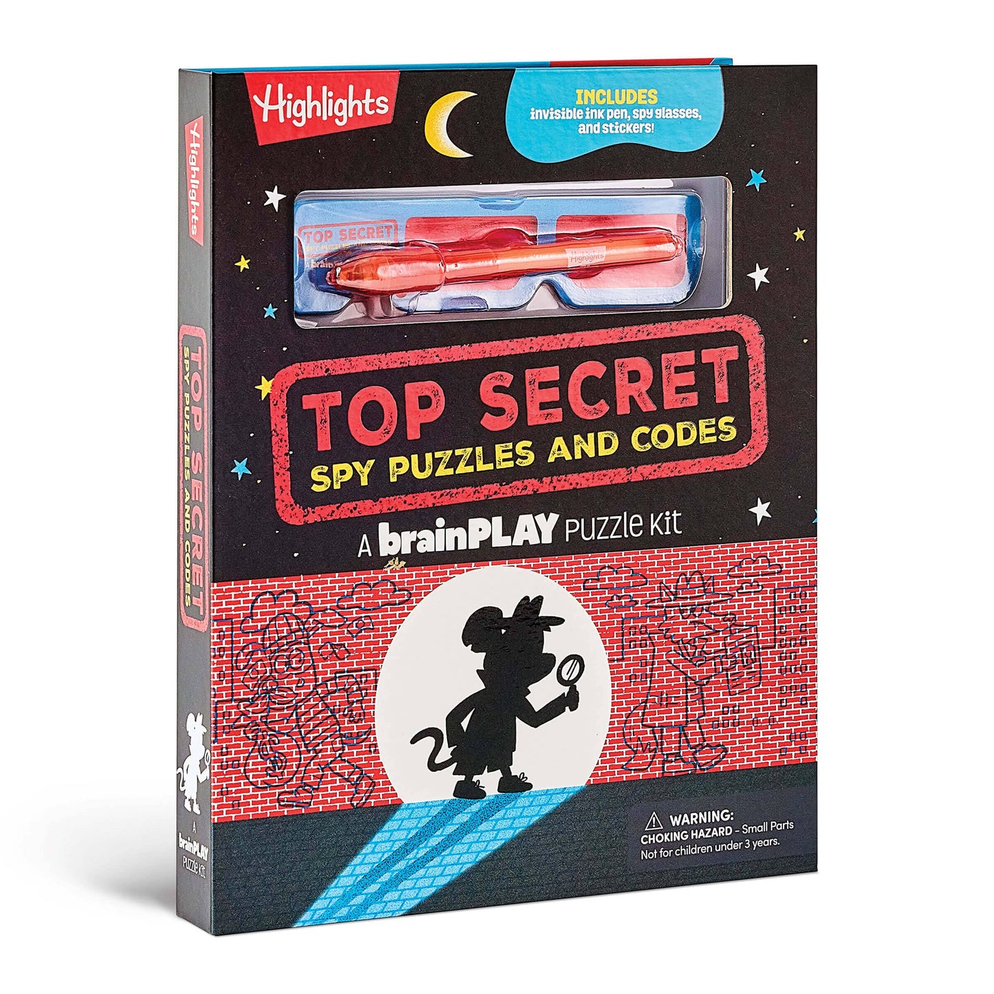 BrainPLAY Top Secret Spy Puzzles and Codes