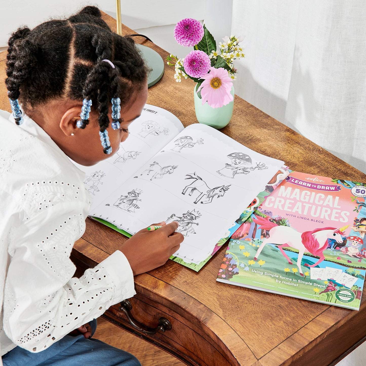 Learn to Draw Magical Creatures with Stickers