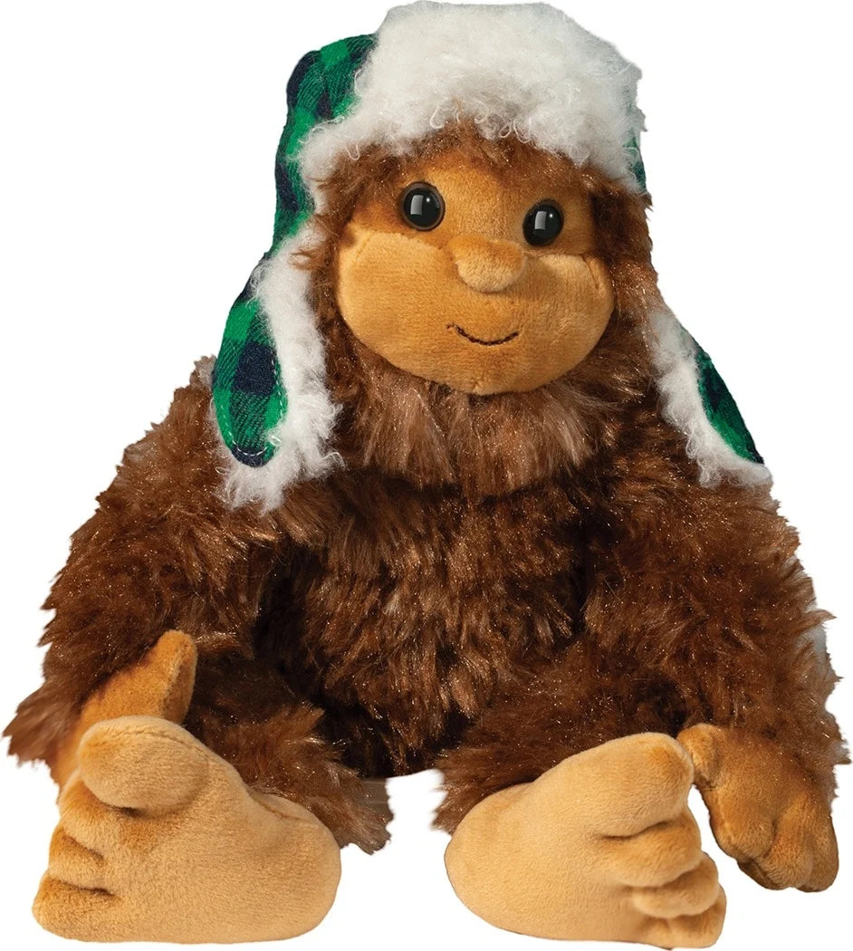 SASQUATCH W/ GREEN CHECK BOMBER HAT