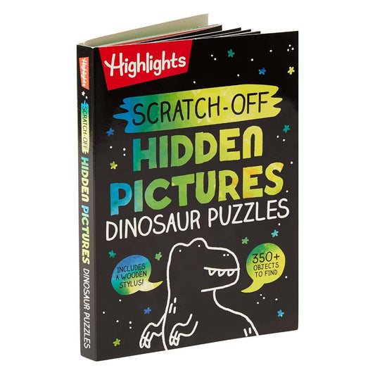 Scratch-Off Hidden Pictures Dinosaur Puzzles
