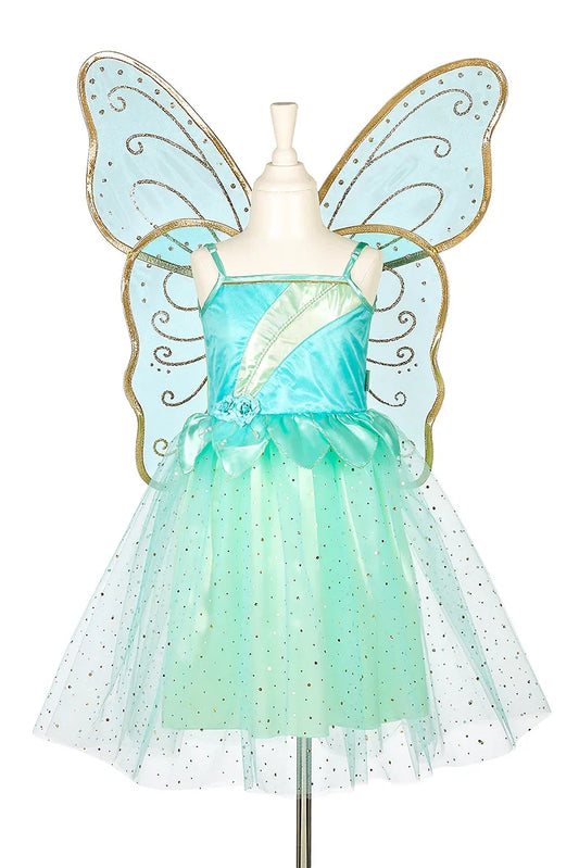 Camille -Dress and Wings Set (Green) - Role-Play for Children (2 sizes)