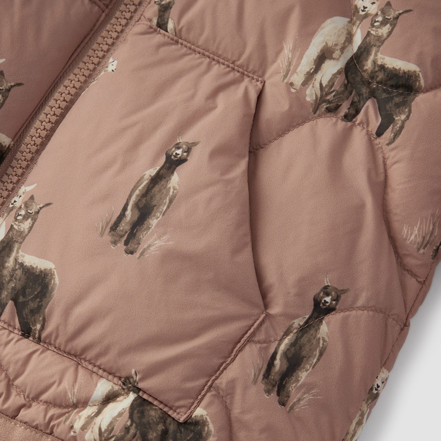 Alpaca Lightweight Down Hooded Jacket