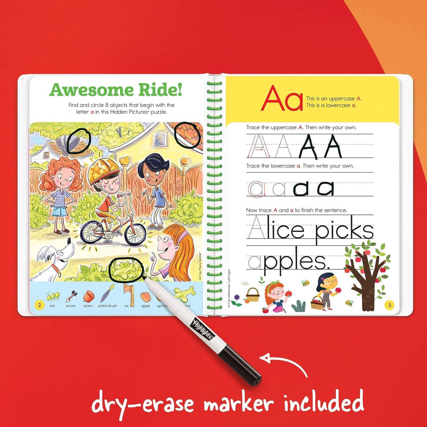 Write-On Wipe-Off Let's Write Letters