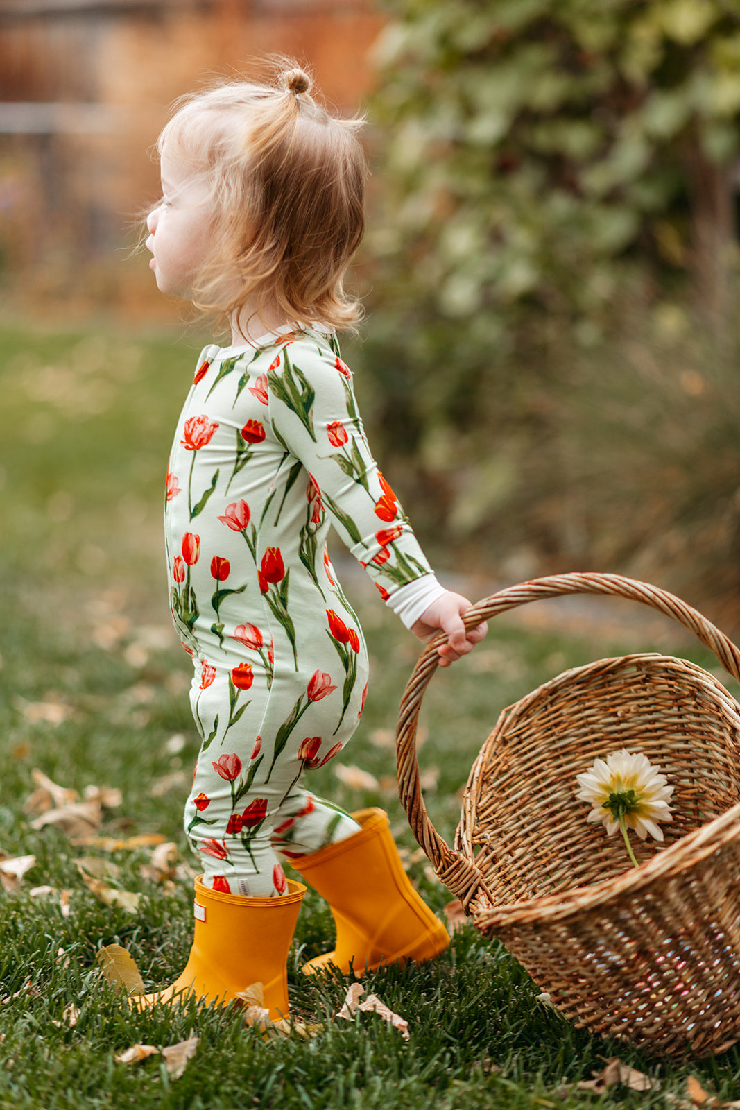 Tulip Luxe Stretch Zipper Footed Romper