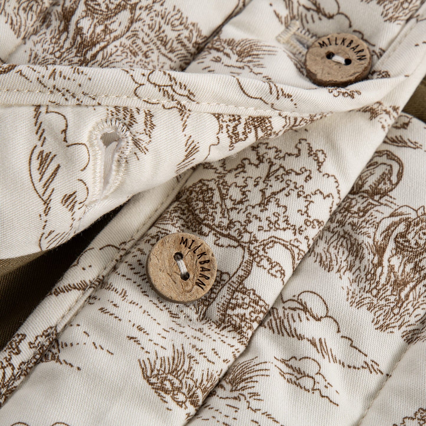 Country Toile Quilted Vest