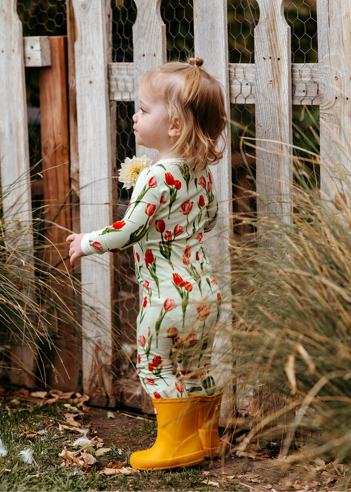 Tulip Luxe Stretch Zipper Footed Romper