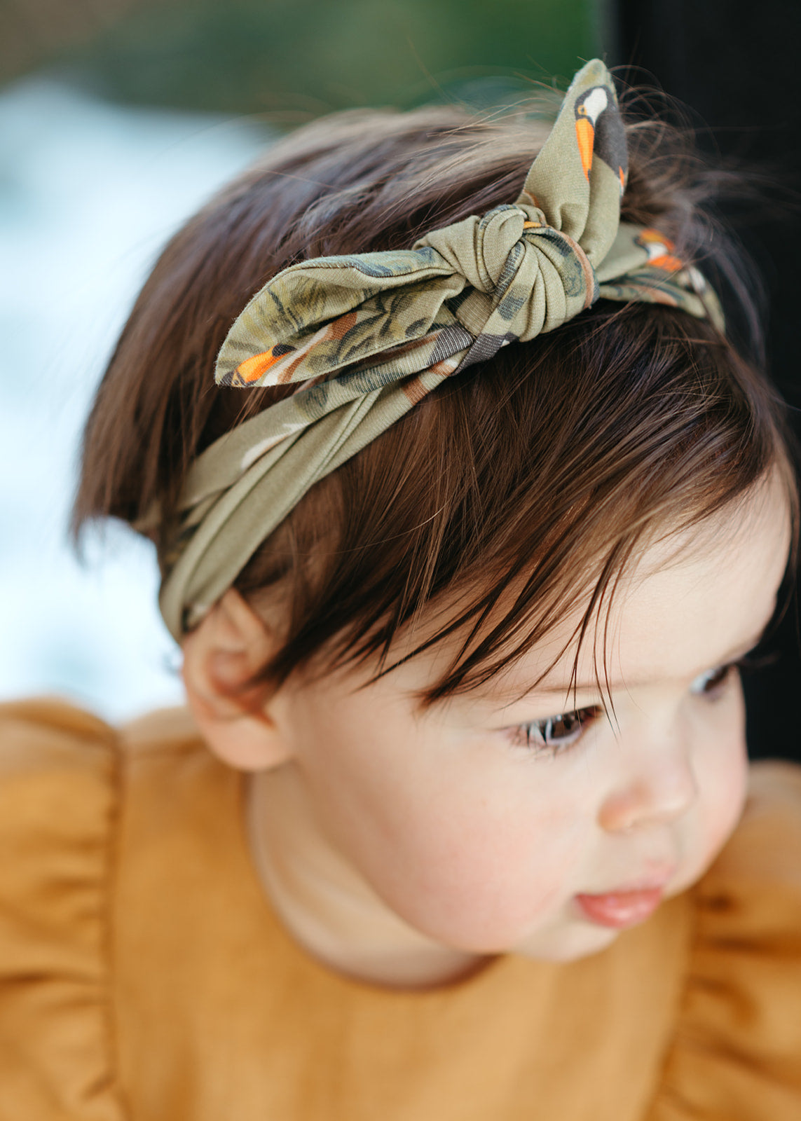 Strawberry Organic Cotton Knotted Headband