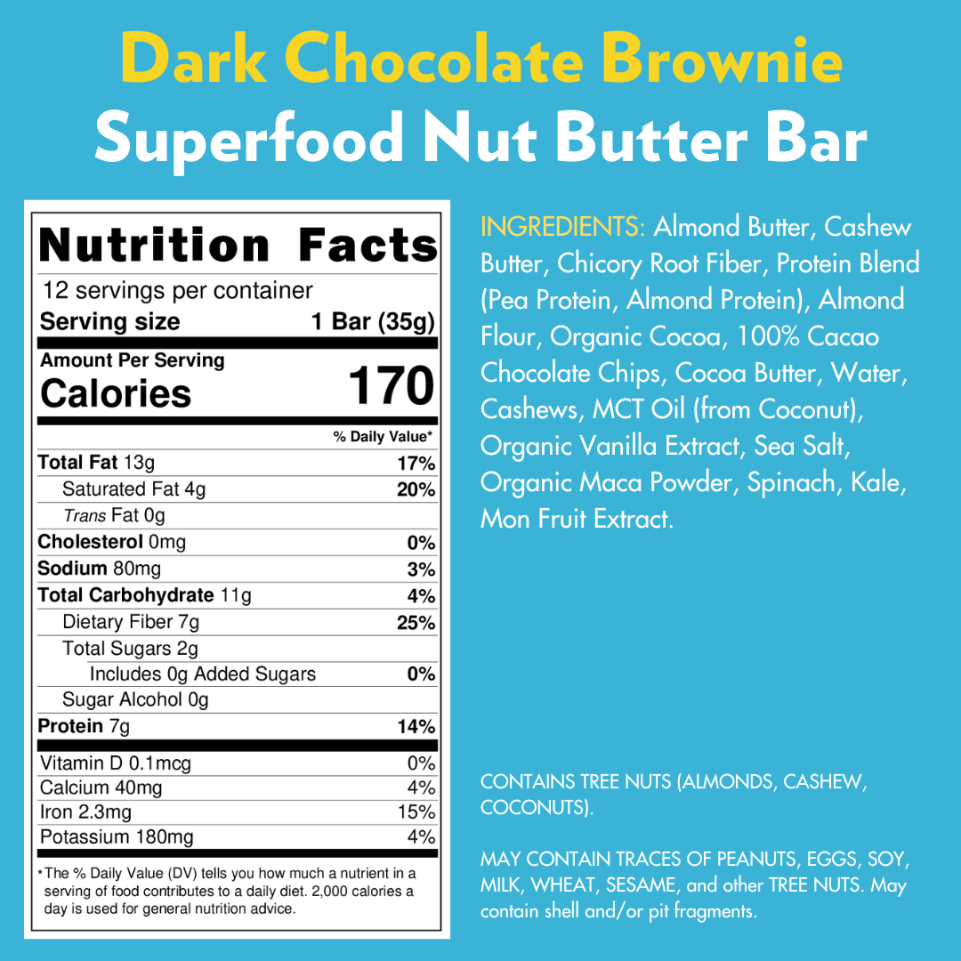 Dark Chocolate Brownie RECHARGE - Margot's Mercantile