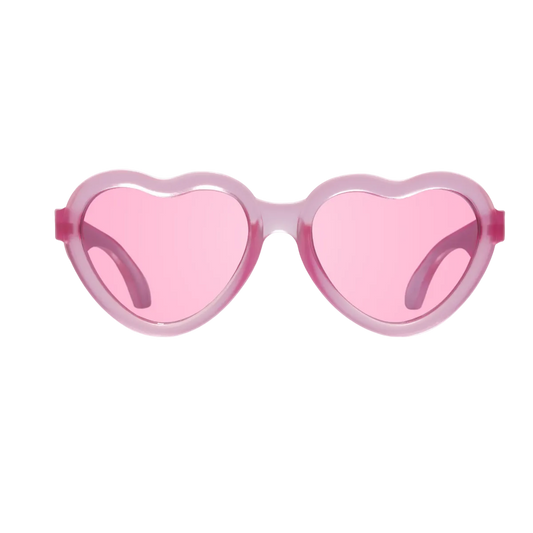 Fuchsia Haze Heart | Pink Transparent Lenses