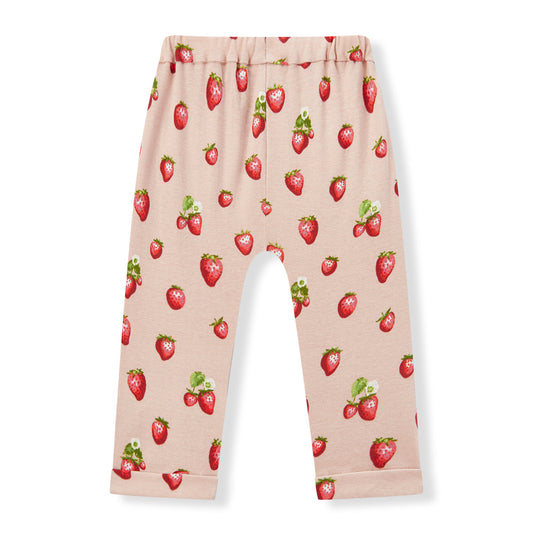 Strawberry Organic Cotton Jogger Pants