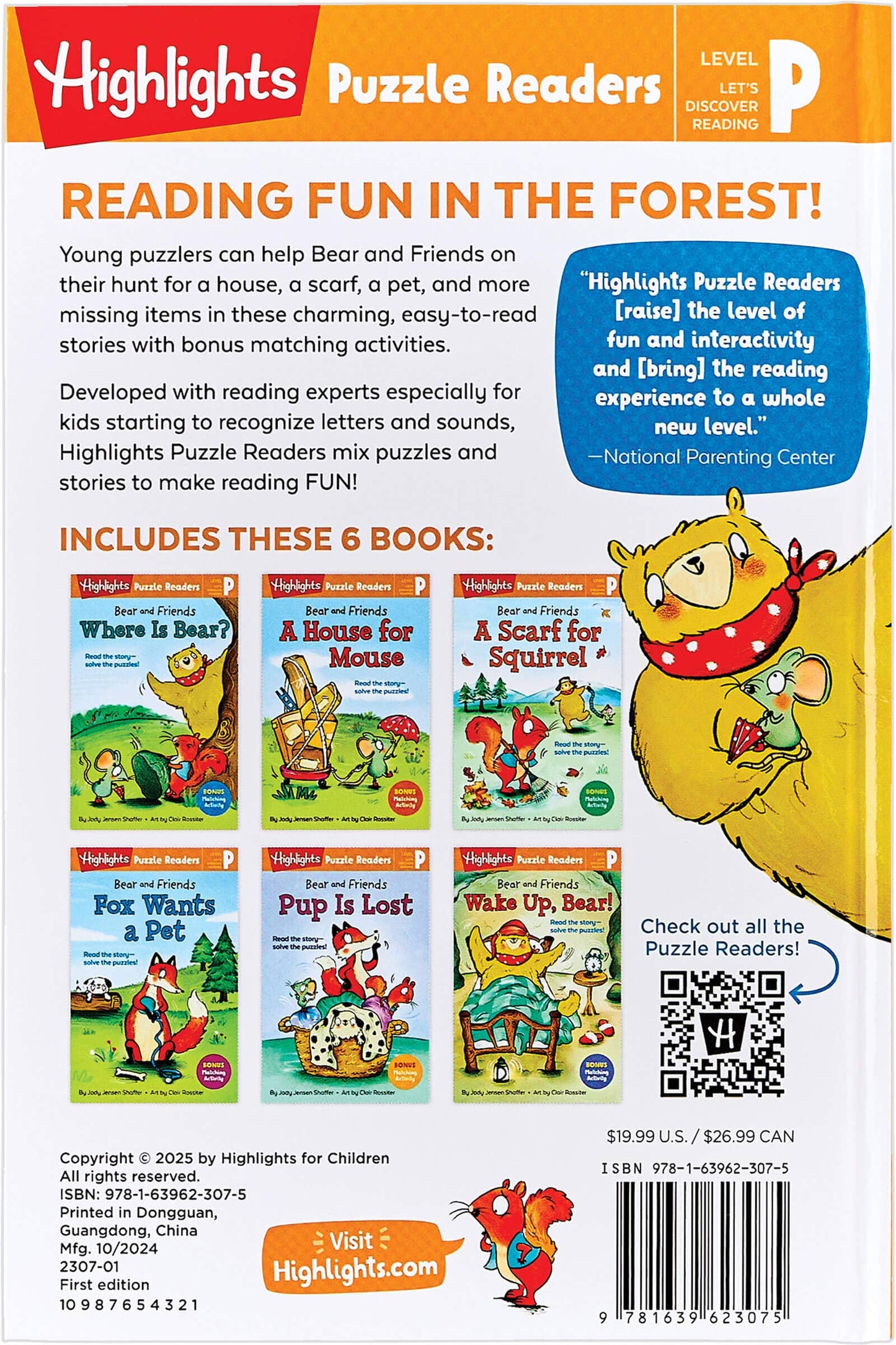 Bear and Friends Puzzle Reader Collection