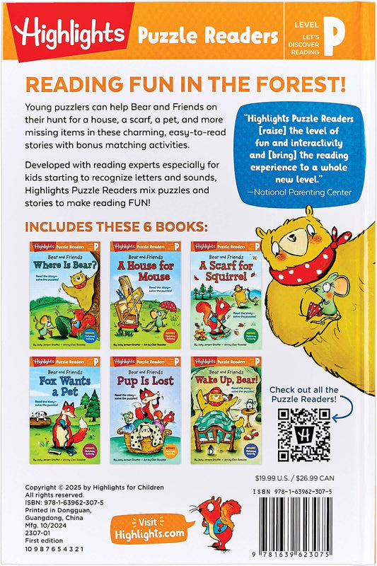 Bear and Friends Puzzle Reader Collection