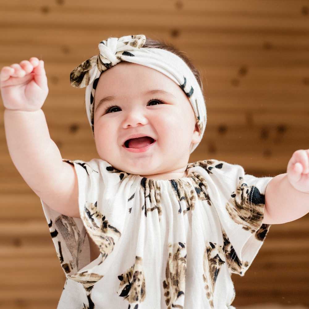 Chicken Organic Cotton Knotted Headband