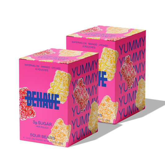 Behave Sour Bears 2 Pack (12 bags)