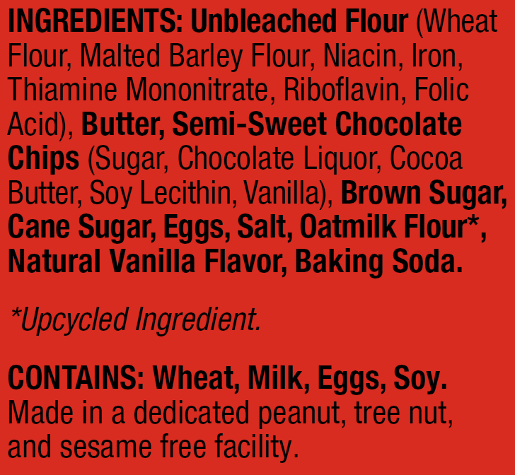 Chocolate Chip Cookies, 5oz Bags - Margot's Mercantile