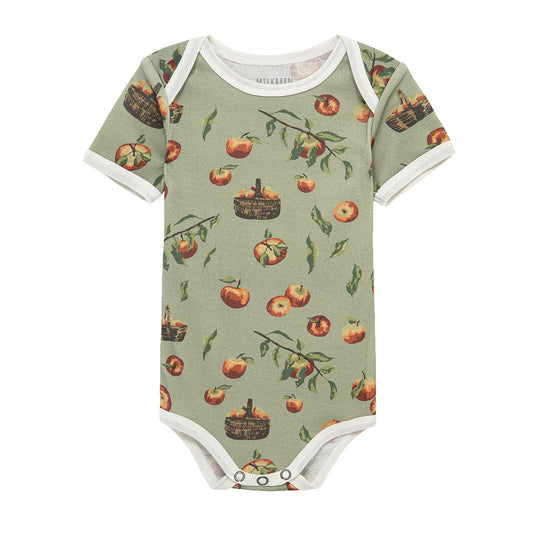 Apple Orchard Organic Cotton Short Sleeve One Piece