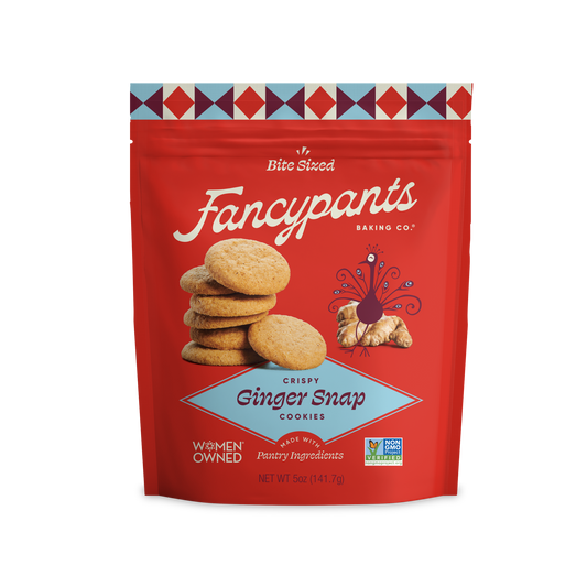 Ginger Snap Cookies, 5oz Bags - Margot's Mercantile