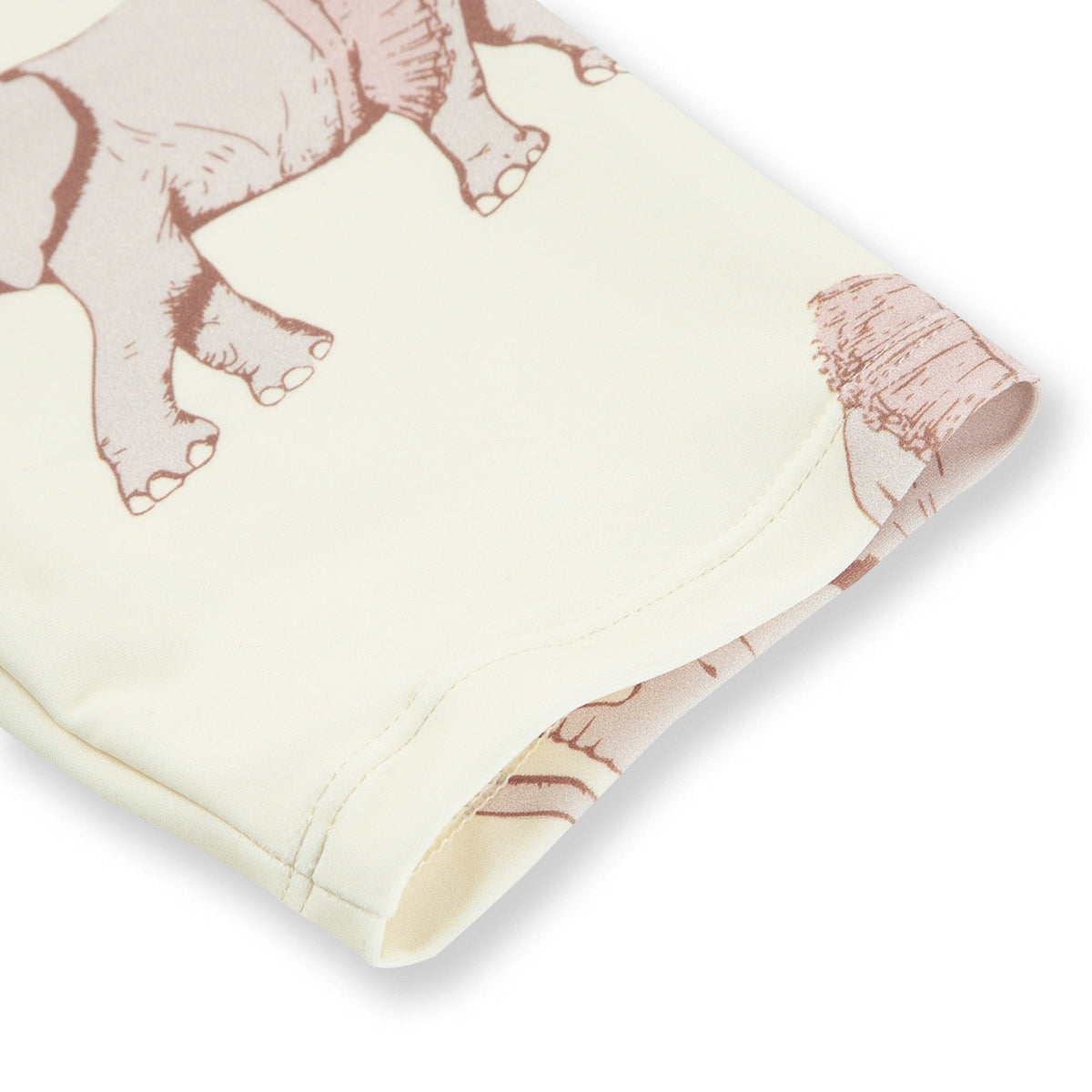 Tutu Elephant Zipper Short Sleeve Shortall Swimsuit