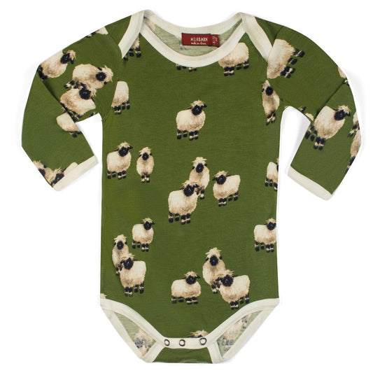 Valais Sheep Bamboo Long Sleeve One Piece
