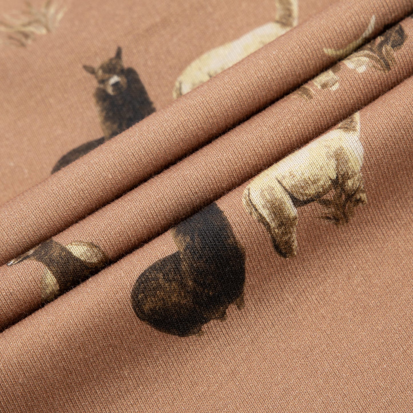 Alpaca Organic Cotton Long Sleeve Two Piece Pajama Set