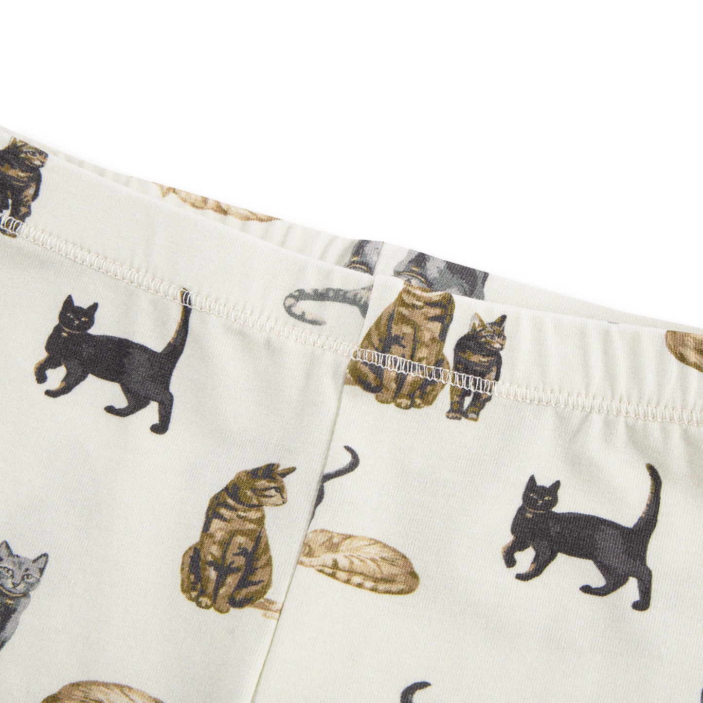 Cat Cotton Stretch Long Sleeve Two Piece Pajama Set