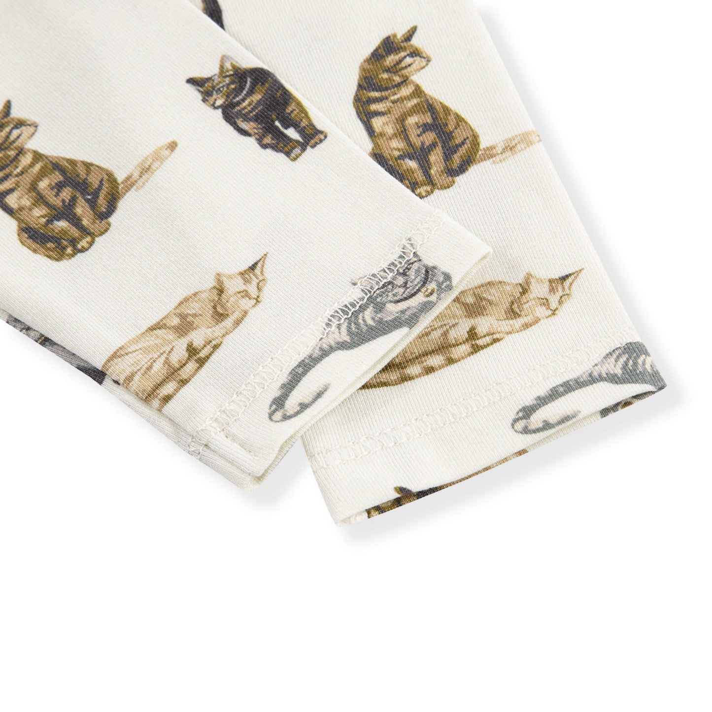 Cat Cotton Stretch Long Sleeve Two Piece Pajama Set