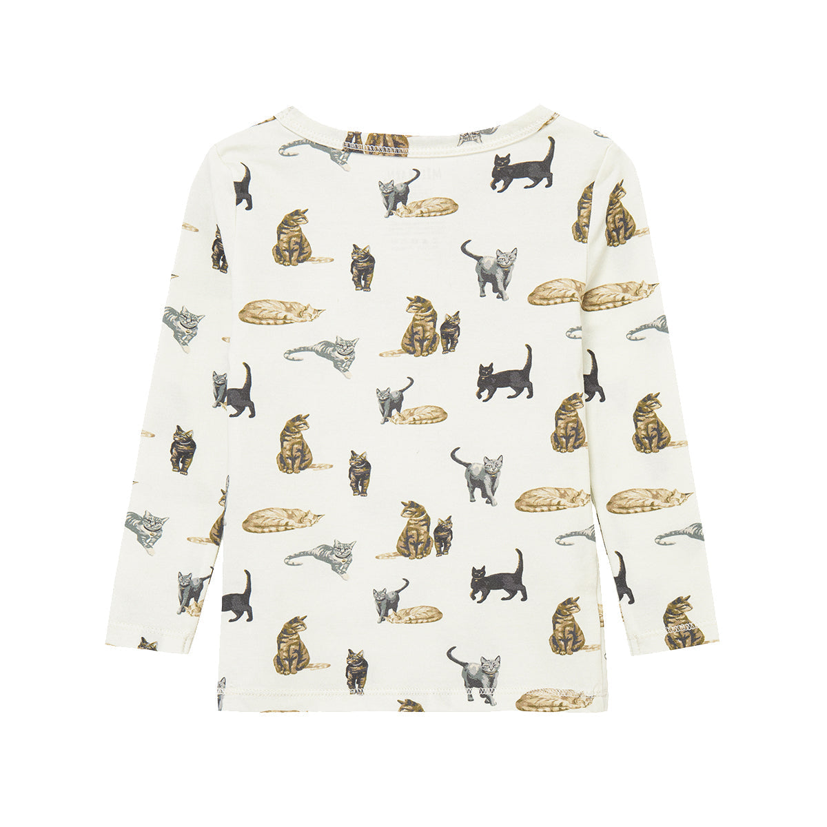 Cat Cotton Stretch Long Sleeve Two Piece Pajama Set