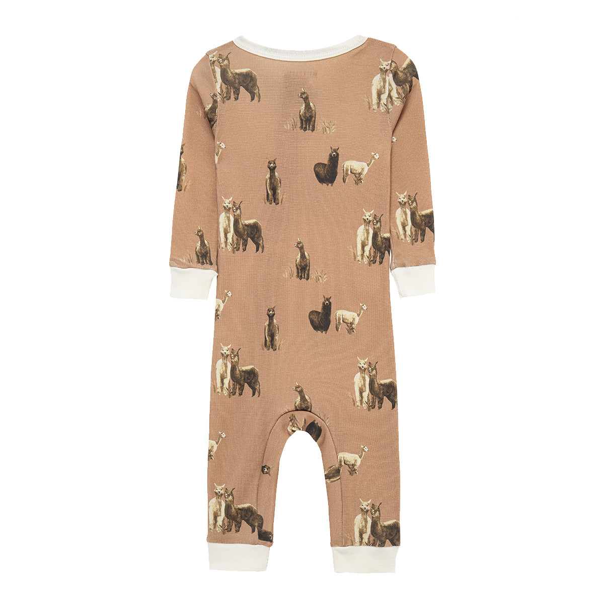 Alpaca Organic Cotton Zipper Pajama