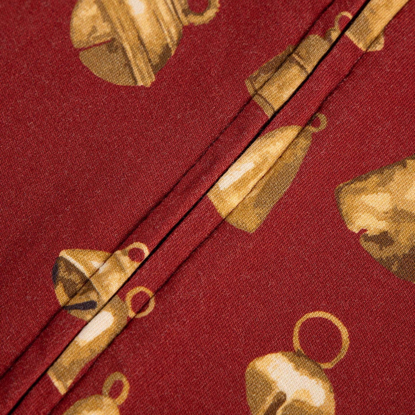 Vintage Bell Brushed Zipper Pajama