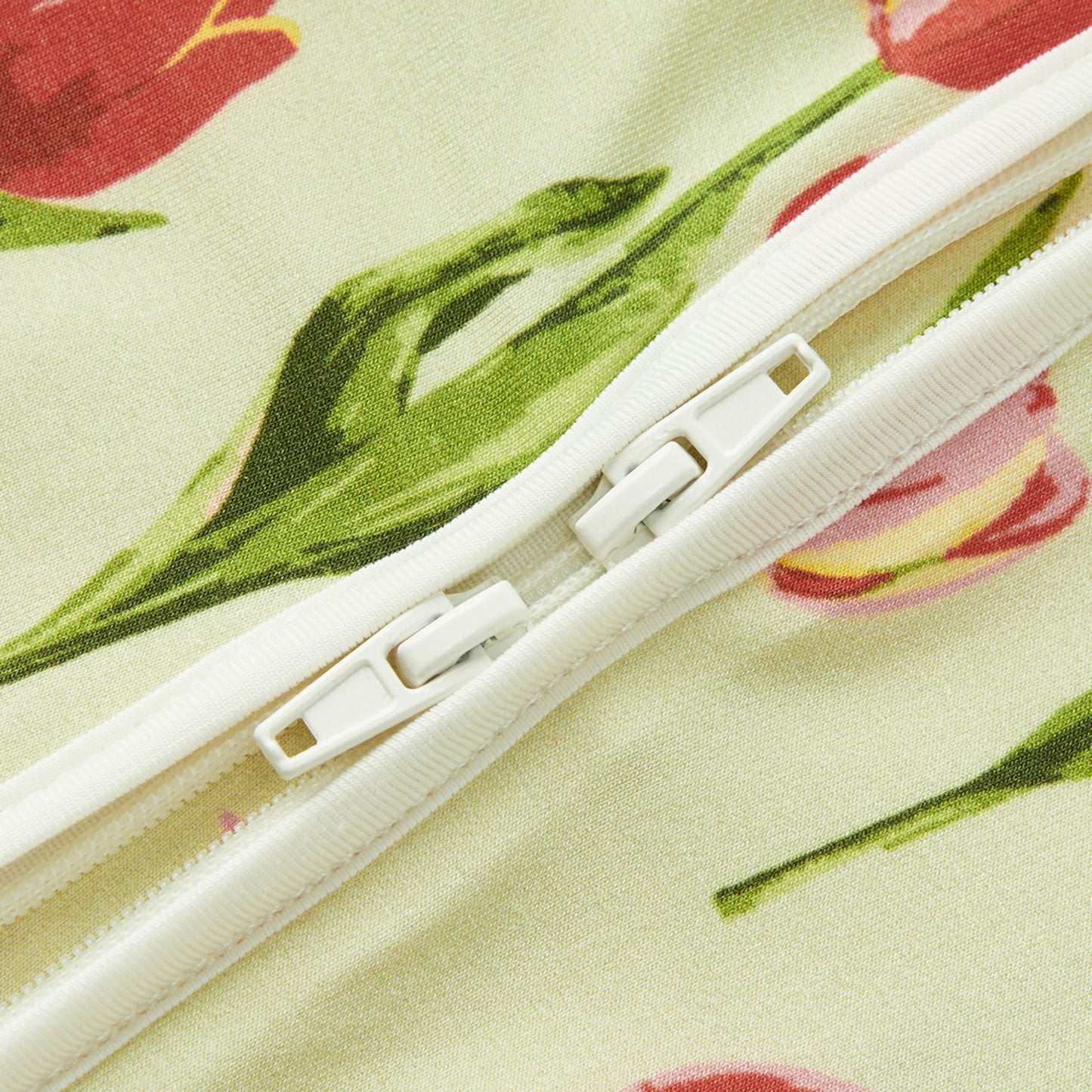 Tulip Luxe Stretch Zipper Footed Romper