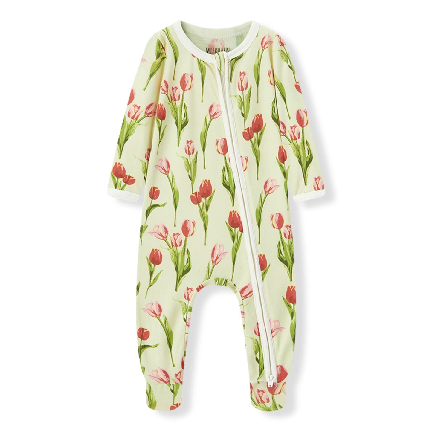 Tulip Luxe Stretch Zipper Footed Romper