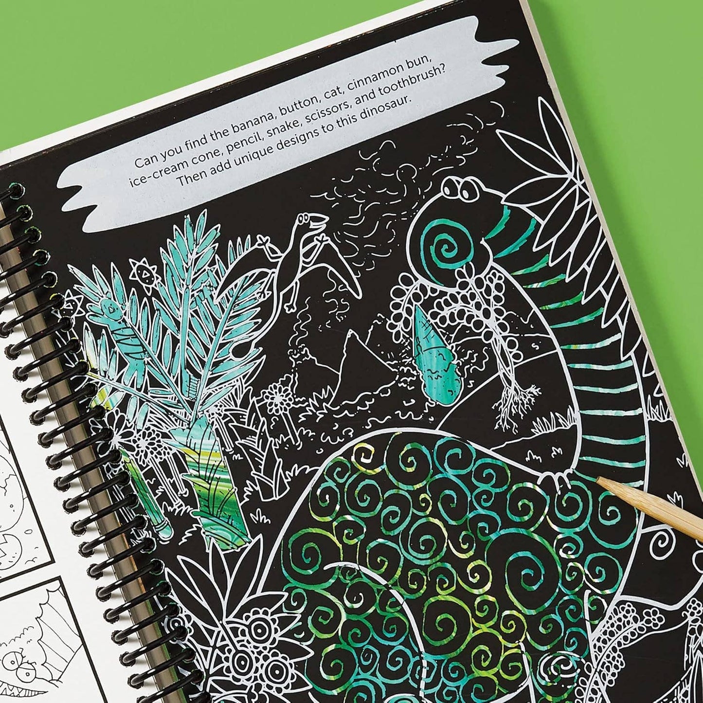 Scratch-Off Hidden Pictures Dinosaur Puzzles