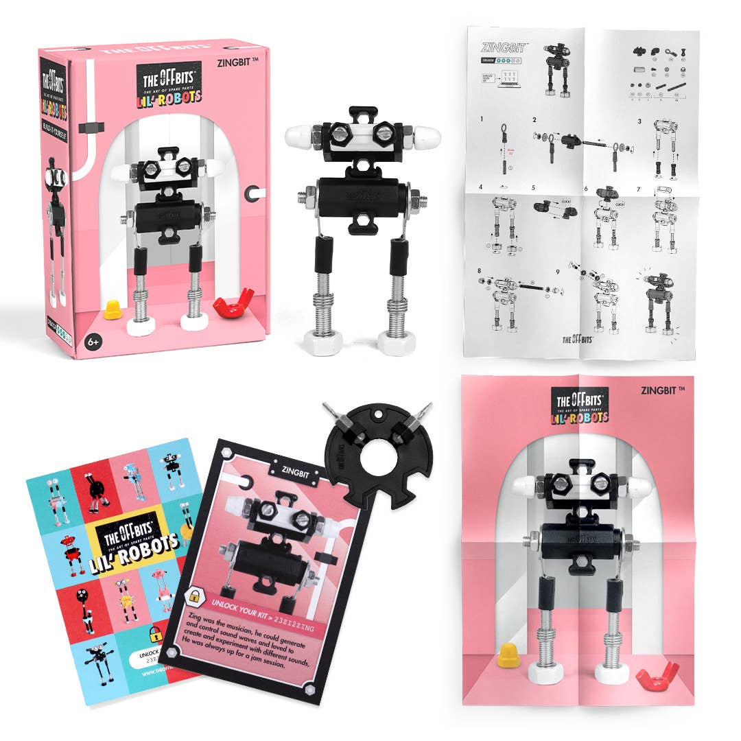 Collectible Mini Lil Robot Toy Kits