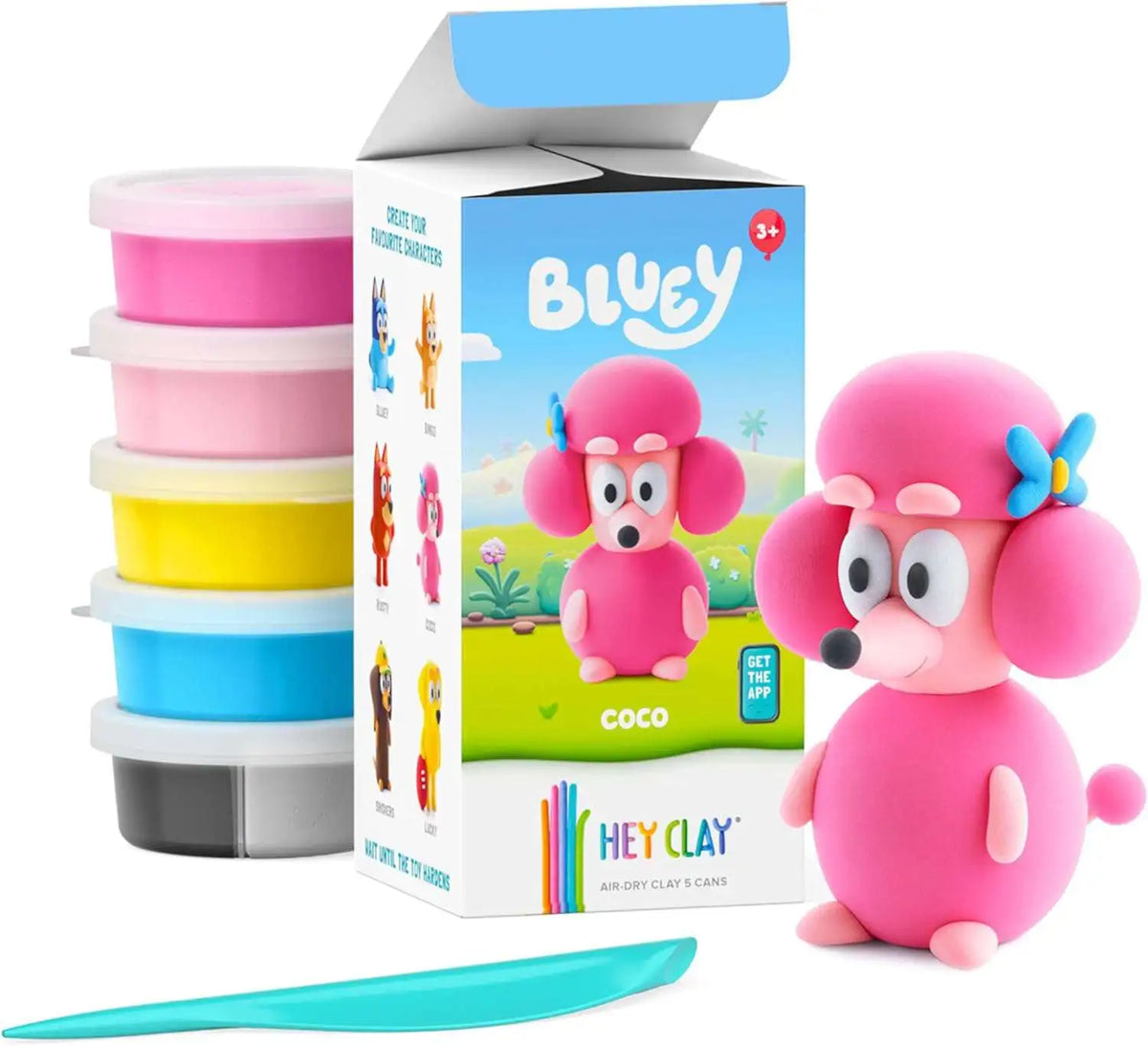 Hey Clay Bluey Characters - Singles